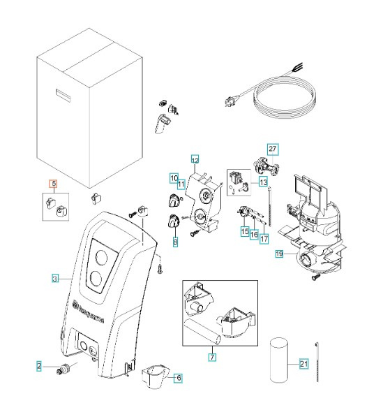 Halterung Für Schlauchrollenhalter 5962886-01