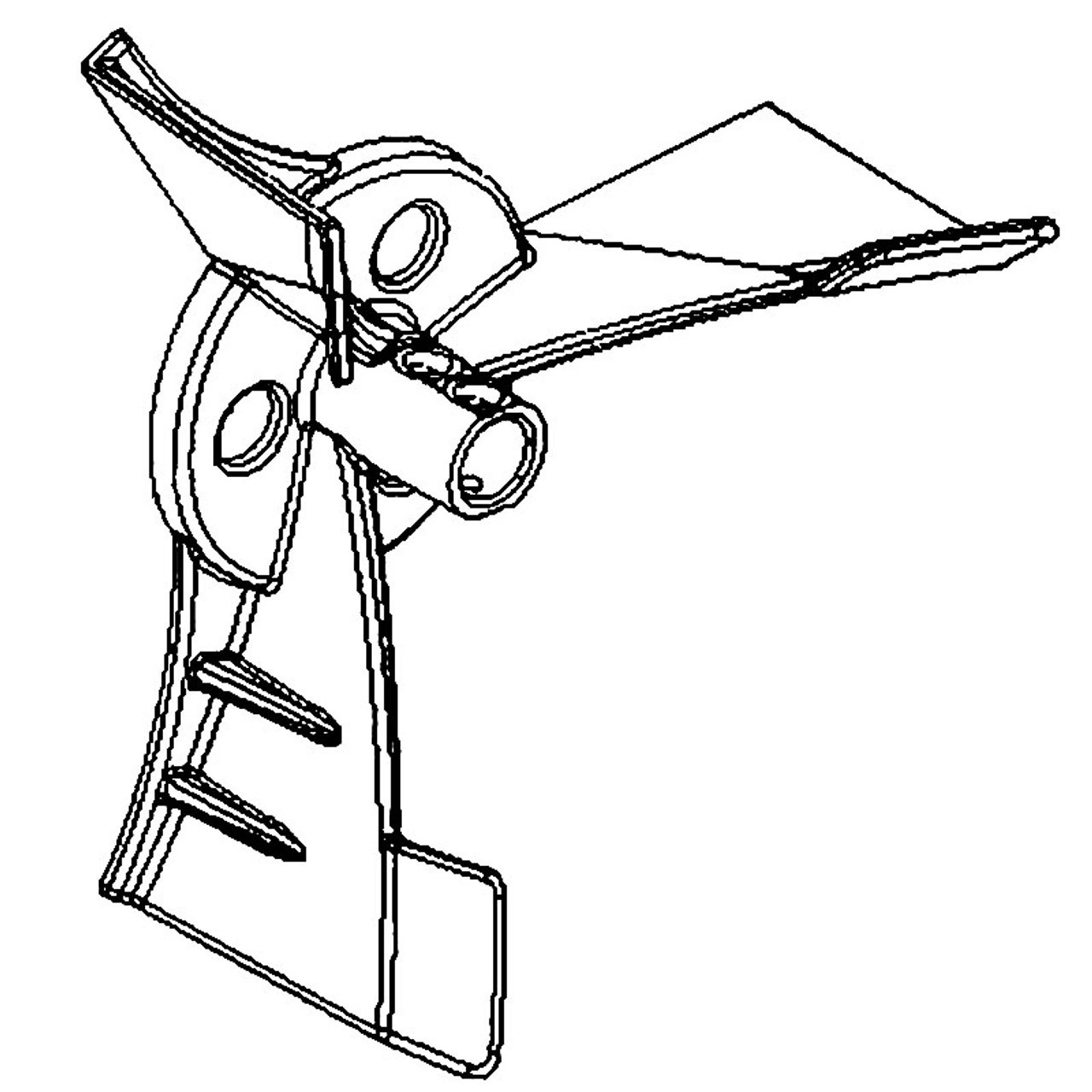 Laufrad aus Gusseisen, leicht