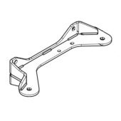 Halterung Motor links 525D Halterung Motor links 525D