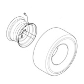 Radsatz 20x8-10 Radsatz 20x8-10