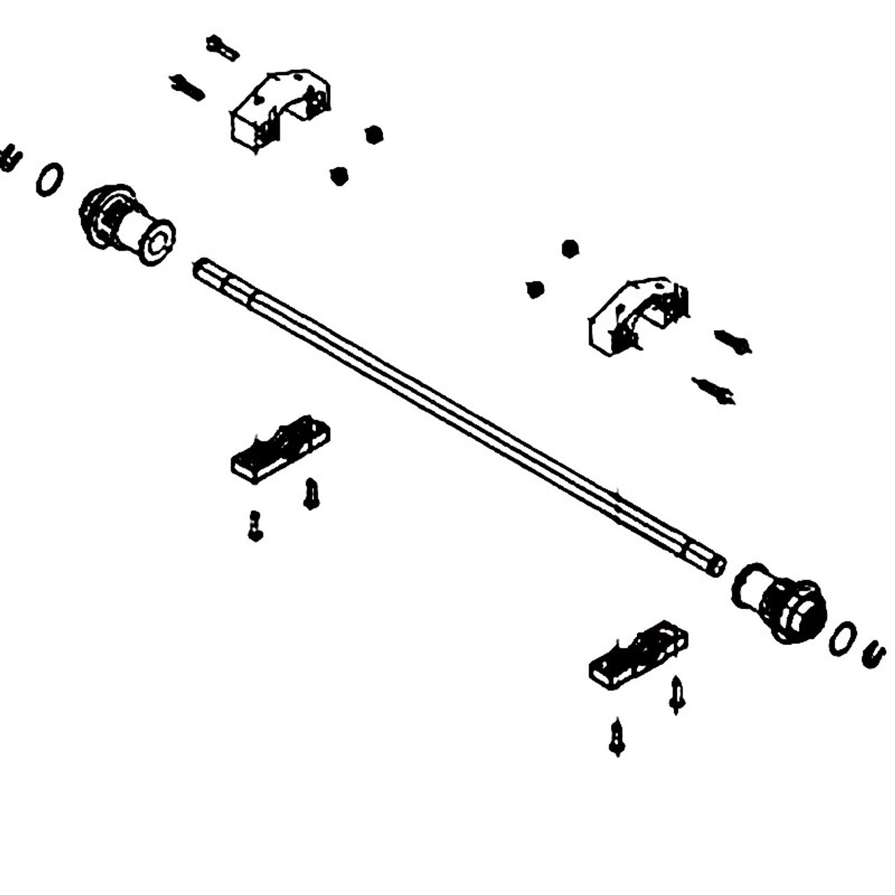 Hinterer Wellensatz Für Die Achse 5985133-01