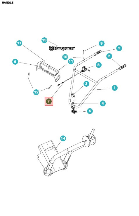 Kupplungskabel Lg1250 5986764-01