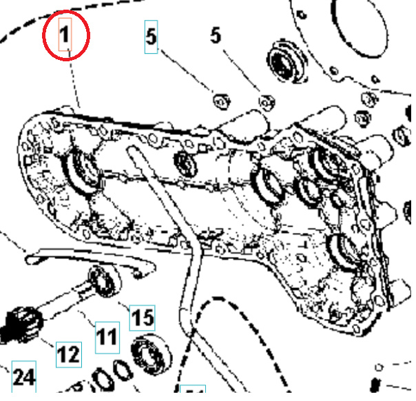Motorabdeckung Carter Links 5986767-01