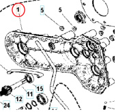 Motorabdeckung Carter Links 5986767-01 Motorabdeckung Carter Links 5986767-01