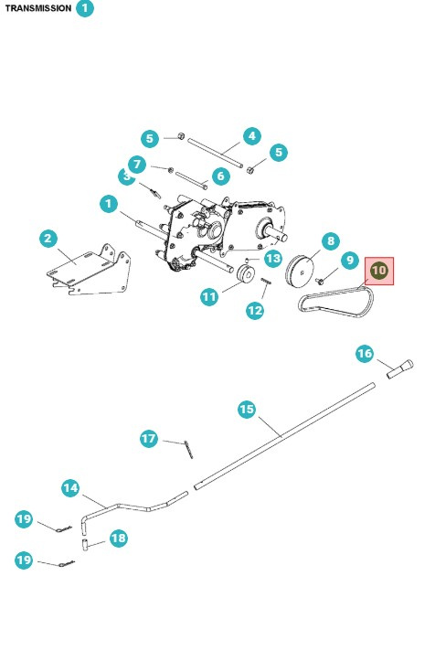 Riemen Roto 400 5986787-01