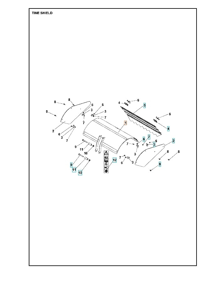 Abdeckung Zinken Abdeckung Roto400 Oran 5986808-01
