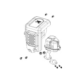 Schalldämpfer-Baugruppe 5986844-17 Schalldämpfer-Baugruppe 5986844-17