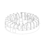 Schwungrad 5986845-49 Schwungrad 5986845-49