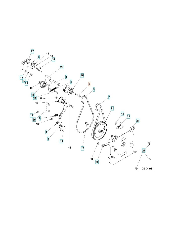 Sechskantschraube 5/16-24 x 2