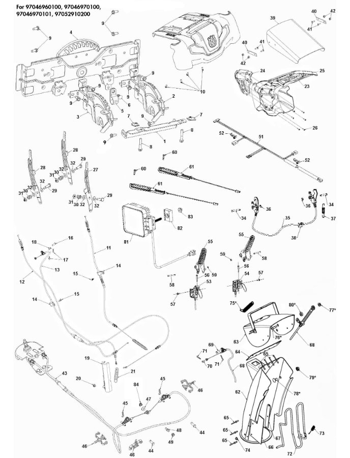 Konsole Husqvarna Applique One 5988038-01