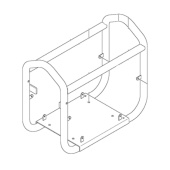 Ram-Rahmen grau cf25 Ram-Rahmen grau cf25