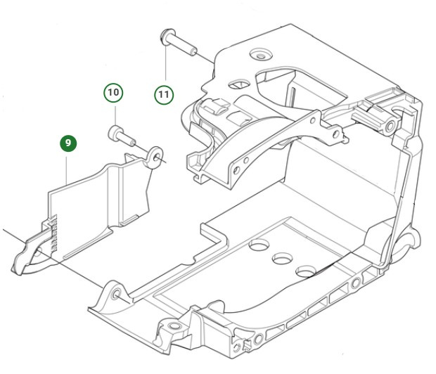 Husqvarna Schalldämpferabdeckung