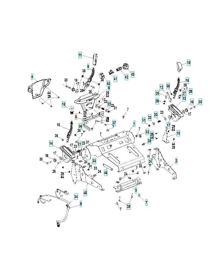 Halterung Kabelkanal Rotator