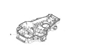 Unteres Chassis Automower 320, 430X, 450X Nera Unteres Chassis Automower 320, 430X, 450X Nera