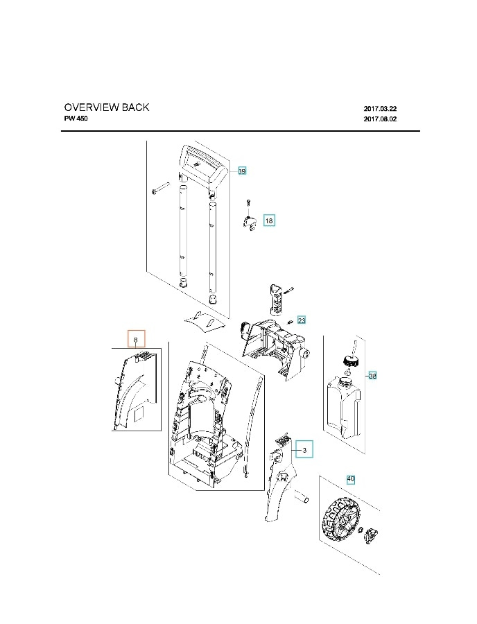 Stoßstange rechts dunkelgrau 5999889-01