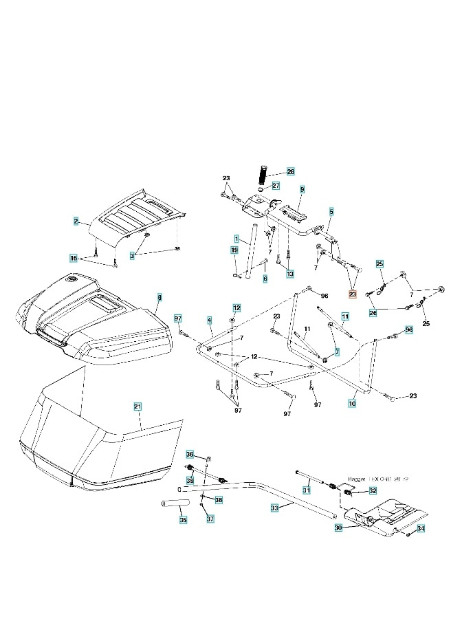 Schlittenschraube, 1/4-20X1 1/4 8720404-10