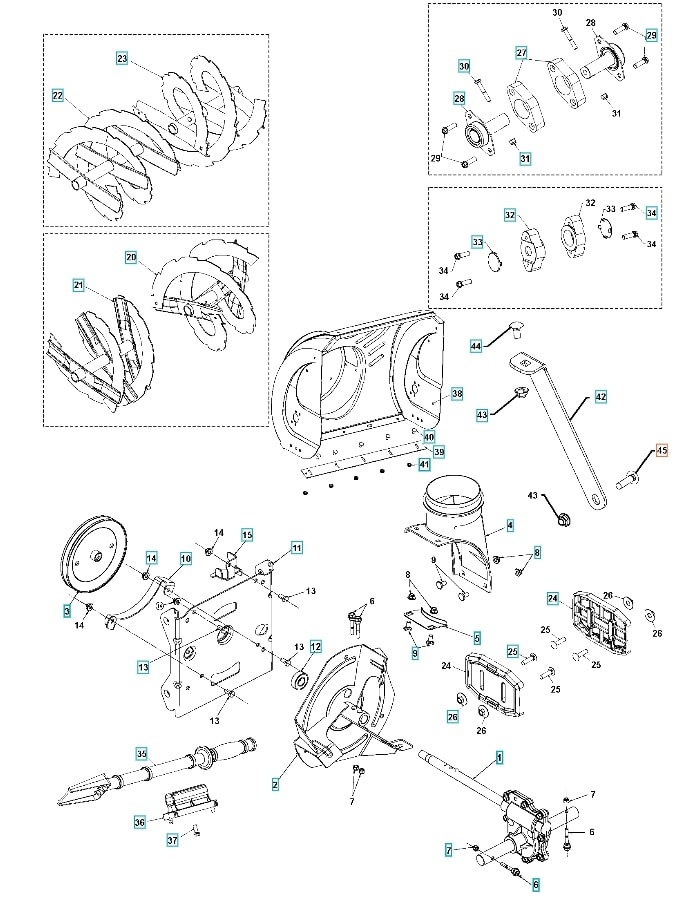 Schlittenschraube,5/16-18X1 1/4 8721105-10