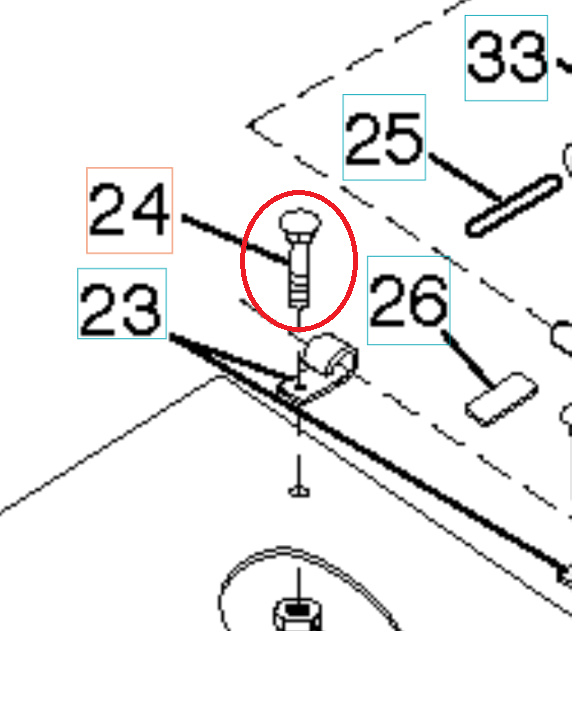 Schraube, 1/4-20X1/2 8721404-04