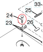 Schraube, 1/4-20X1/2 8721404-04 Schraube, 1/4-20X1/2 8721404-04