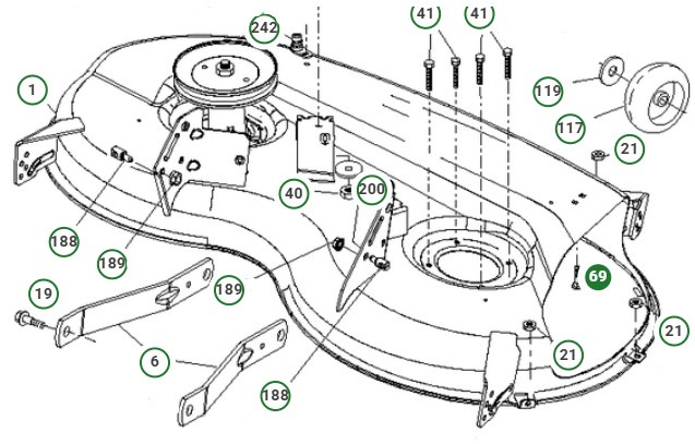 Schlittenschraube,5/16-18X5/8 8721405-05