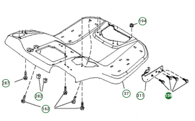Schlossschraube 3/8-16X1 3/4