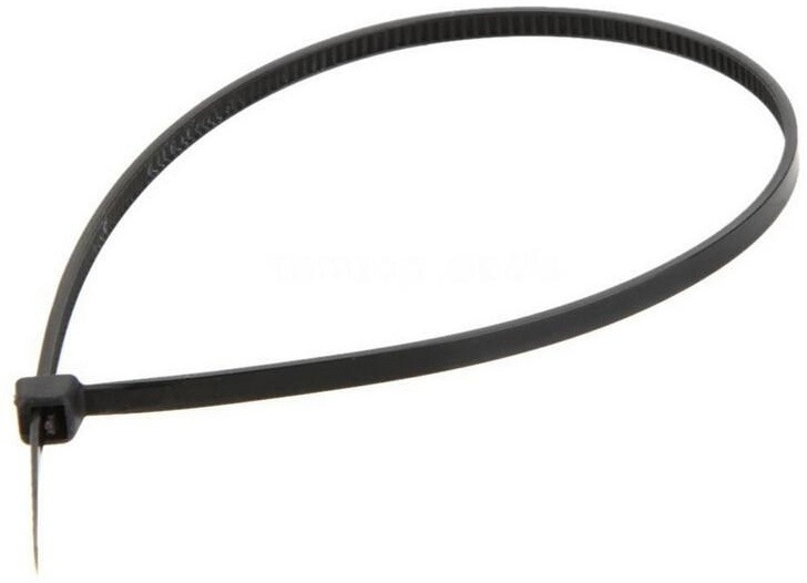 Klebeband L=100 B=2,5, Schwarz