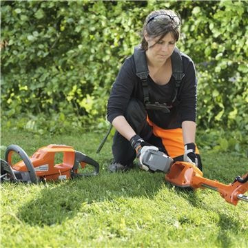 Husqvarna 115iHD45 Akku-Heckenschere & Akku-Trimmer 115iL + BLi10 und QC80