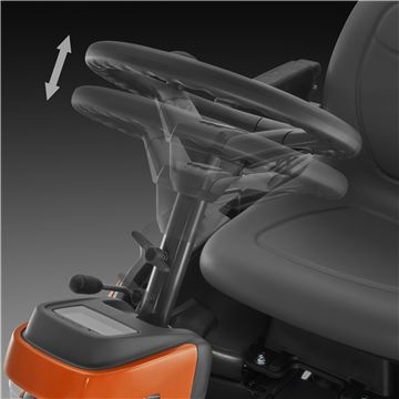 Husqvarna Rider 214C + Schneeräumschild