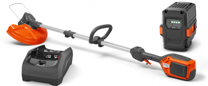 Husqvarna 215iL Akku-Trimmer + B70 & C80