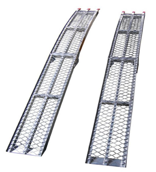 Loading ramps foldable