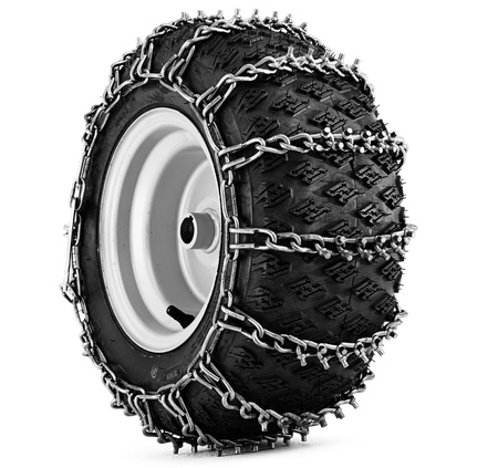 Schneeketten 18X9,5-8, Paar, für Traktor
